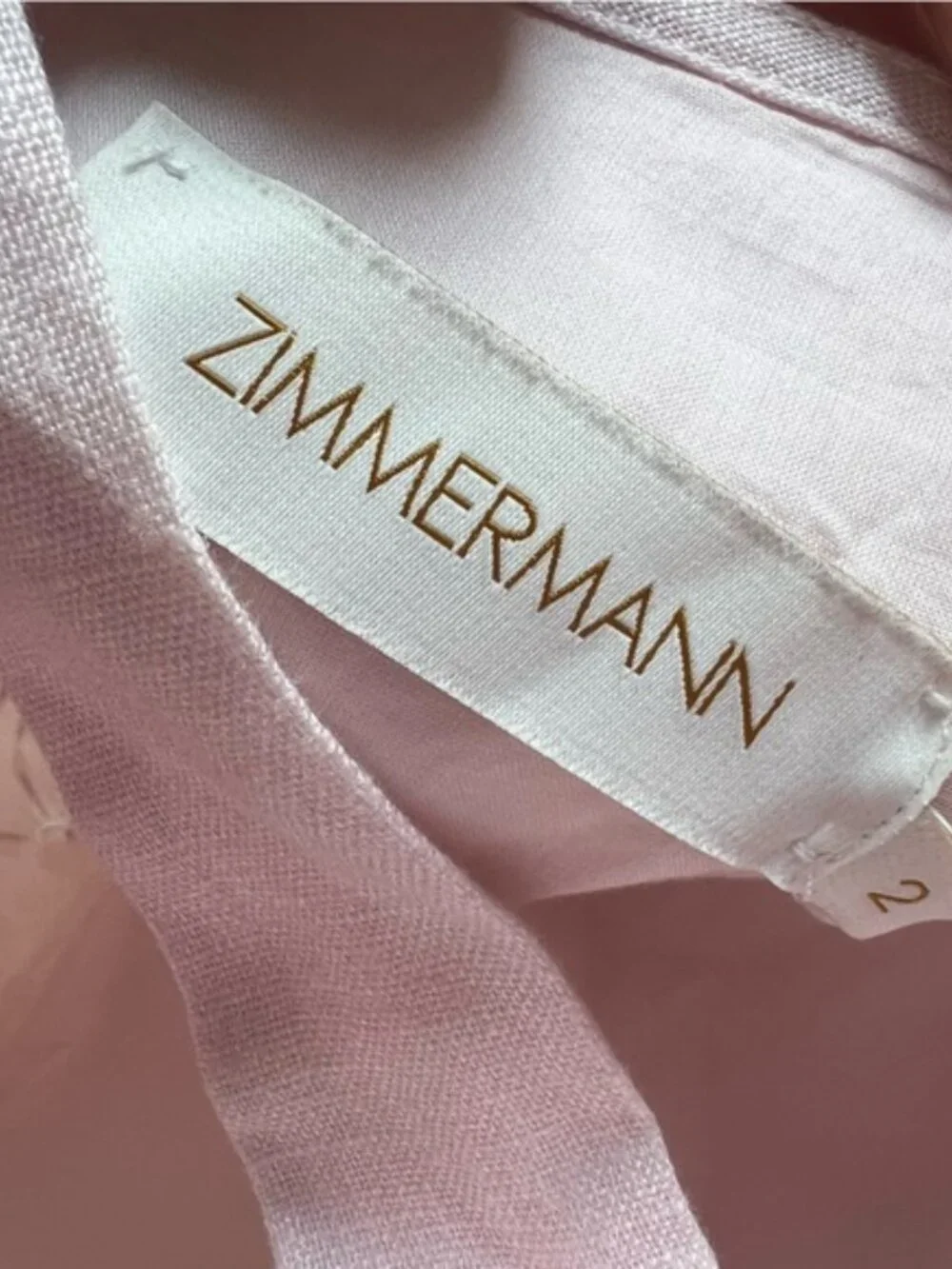 NWT Zimmermann Crush Frill Mini Dress in Pink Floral - Picture 8 of 11